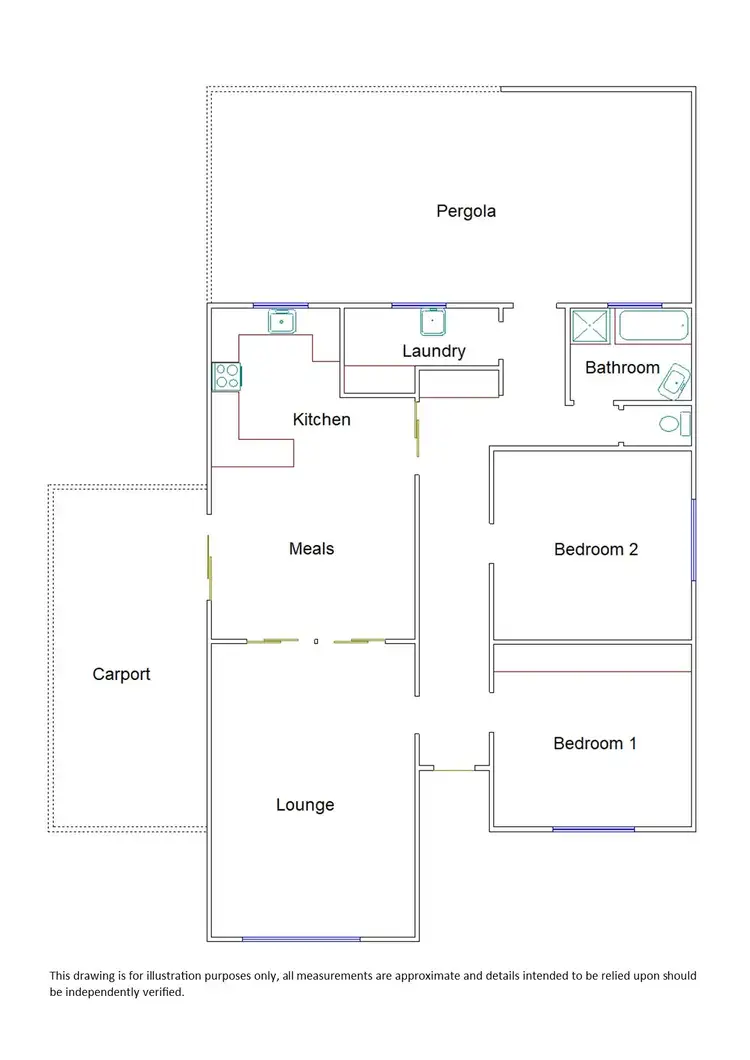 Floorplan of Homely house listing, 53 Naracoorte Road, Bordertown SA 5268
