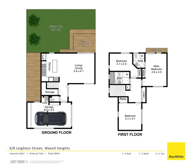 Floorplan of Homely townhouse listing, 3/8 Leighton Street, Wavell Heights QLD 4012