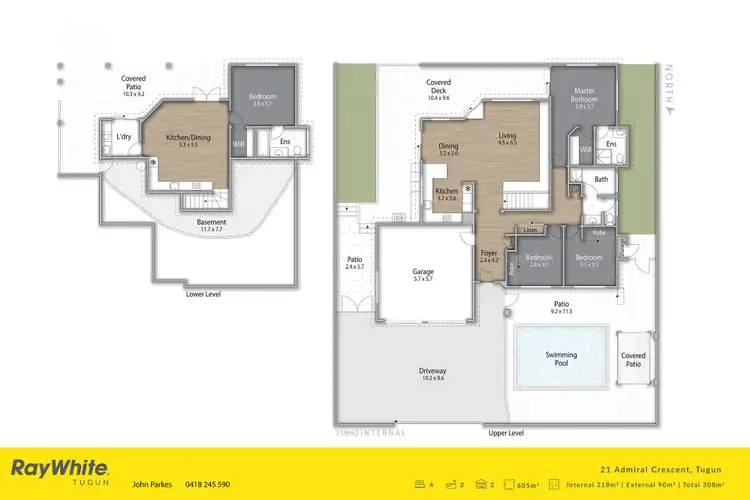 Floorplan of Homely house listing, 21 Admiral Crescent, Tugun QLD 4224