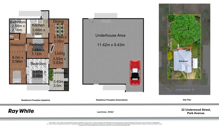 Floorplan of Homely house listing, 22 Underwood Street, Park Avenue QLD 4701