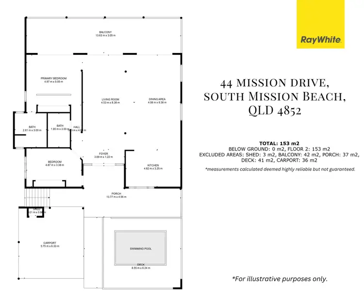 Floorplan of Homely house listing, 44 Mission Drive, South Mission QLD 4852