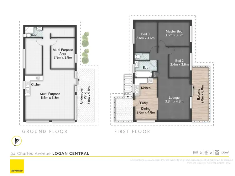 Floorplan of Homely house listing, 94 Charles Avenue, Logan Central QLD 4114