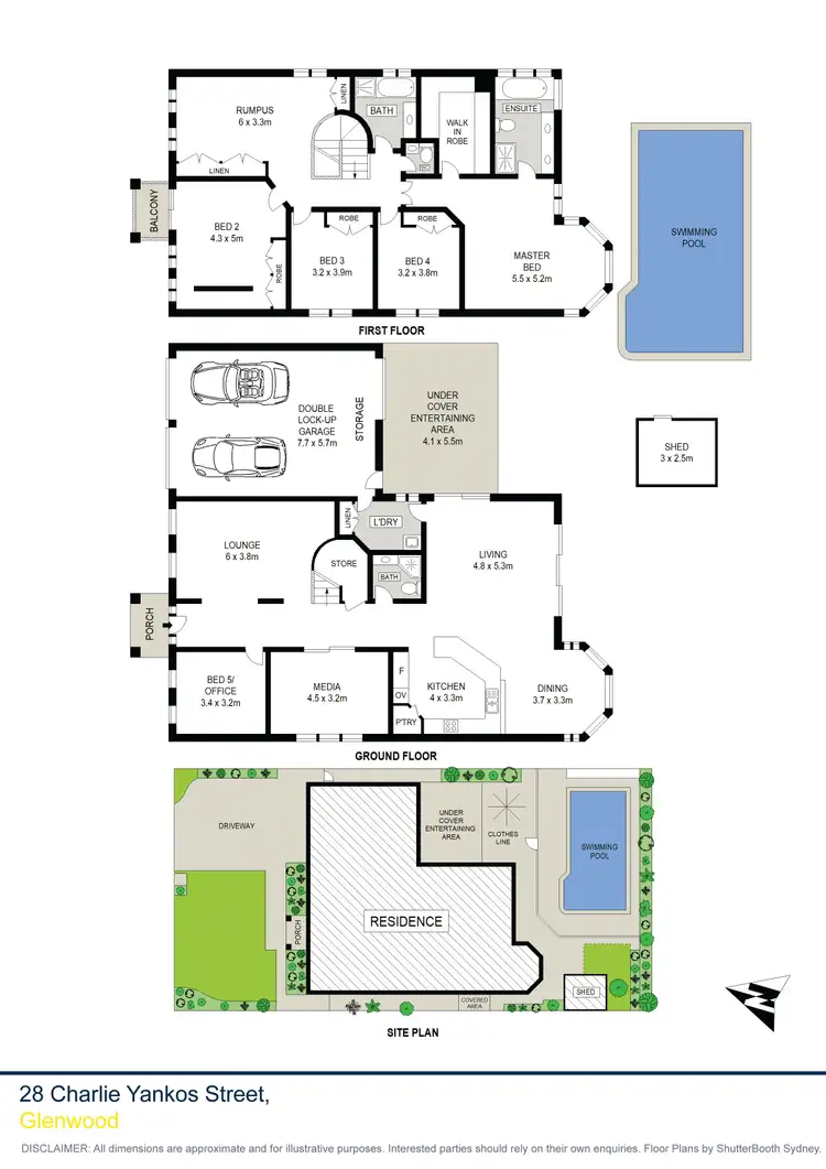 Floorplan of Homely house listing, 28 Charlie Yankos Street, Glenwood NSW 2768