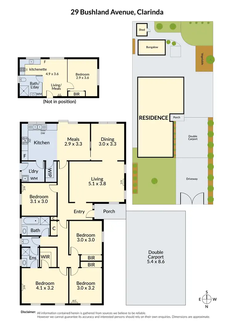 Floorplan of Homely house listing, 29 Bushland Avenue, Clarinda VIC 3169