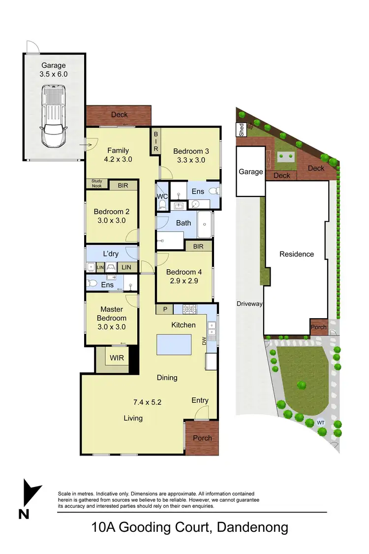 Floorplan of Homely house listing, 10A Gooding Court, Dandenong VIC 3175