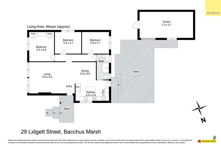 Floorplan of Homely house listing, 29 Lidgett Street, Bacchus Marsh VIC 3340