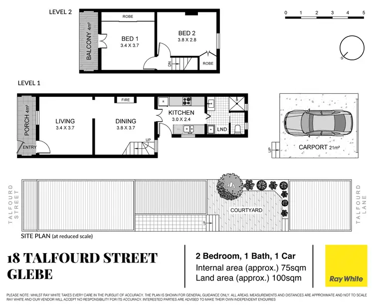 Floorplan of Homely house listing, 18 Talfourd Street, Glebe NSW 2037