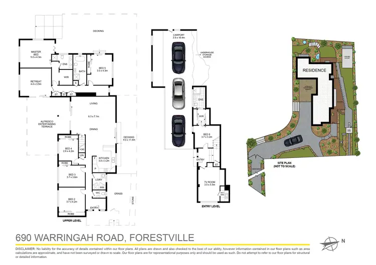 Floorplan of Homely house listing, 690 Warringah Road, Forestville NSW 2087
