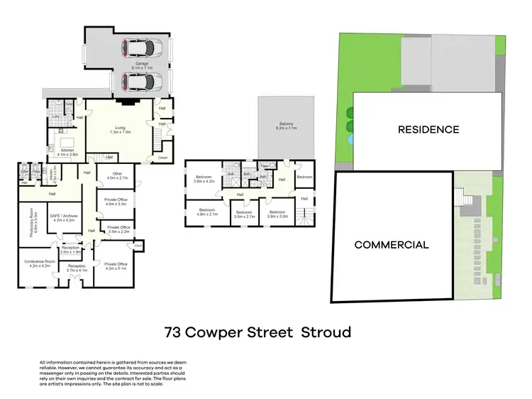 Floorplan of Homely house listing, 73 Cowper Street, Stroud NSW 2425
