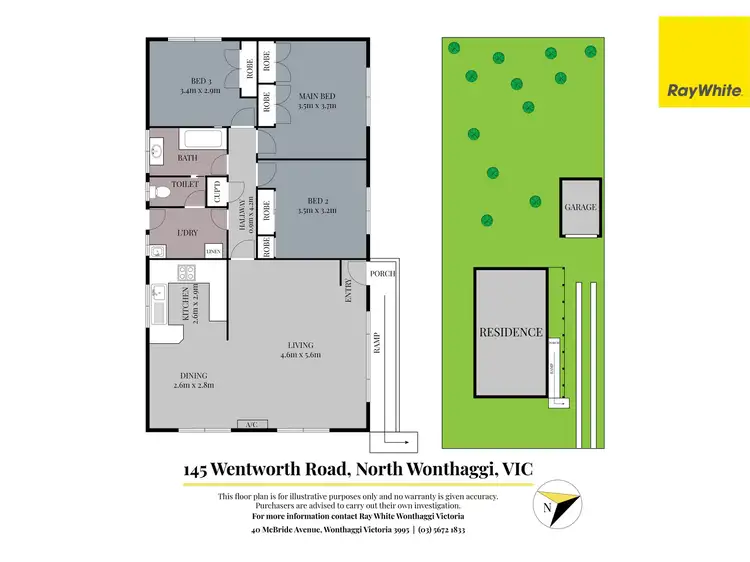 Floorplan of Homely house listing, 145 Wentworth Road, North Wonthaggi VIC 3995