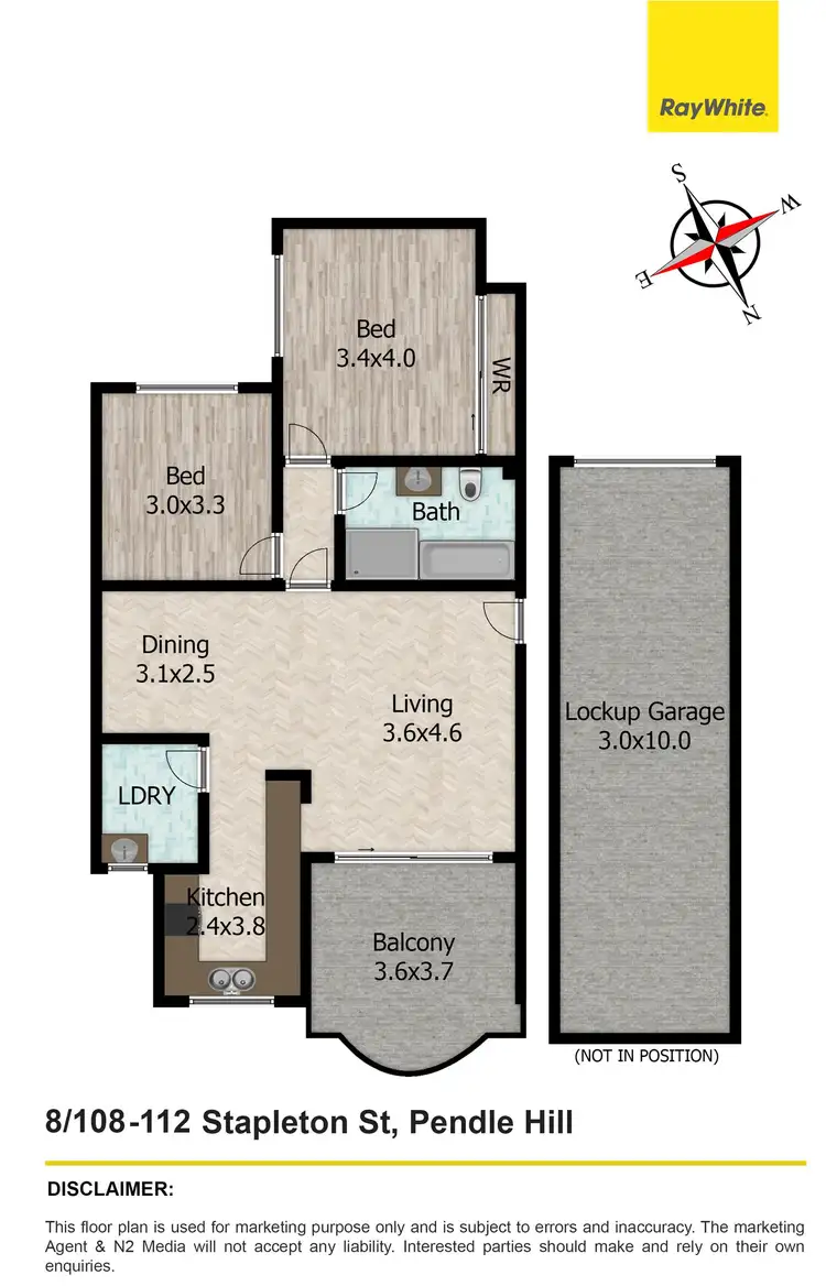 Floorplan of Homely unit listing, 8/108-112 Stapleton Street, Pendle Hill NSW 2145
