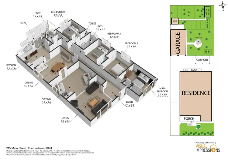 Floorplan of Homely house listing, 215 Main Street, Thomastown VIC 3074