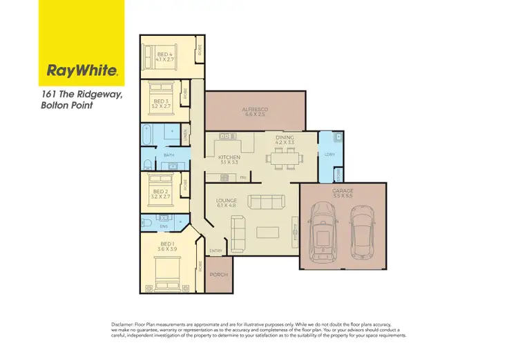 Floorplan of Homely house listing, 161 The Ridgeway, Bolton Point NSW 2283