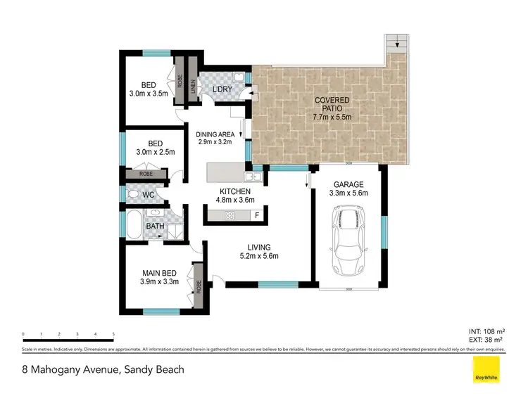 Floorplan of Homely house listing, 8 Mahogany Avenue, Sandy Beach NSW 2456