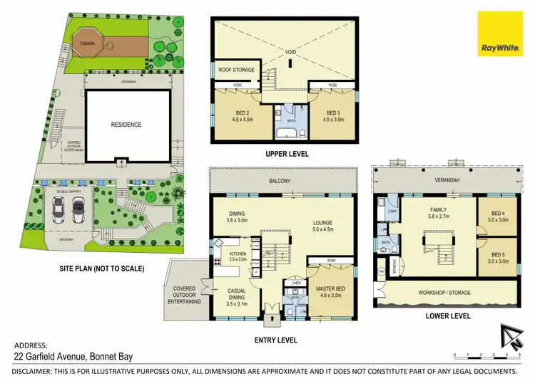 Floorplan of Homely house listing, 22 Garfield Avenue, Bonnet Bay NSW 2226