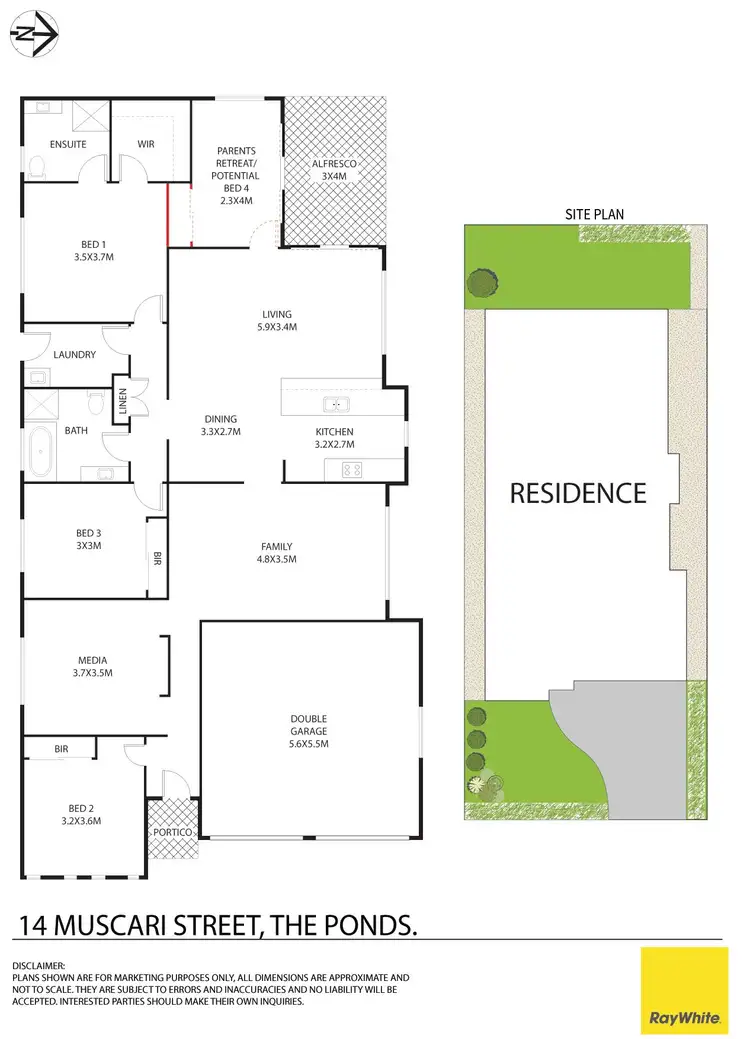Floorplan of Homely house listing, 14 Muscari Street, The Ponds NSW 2769