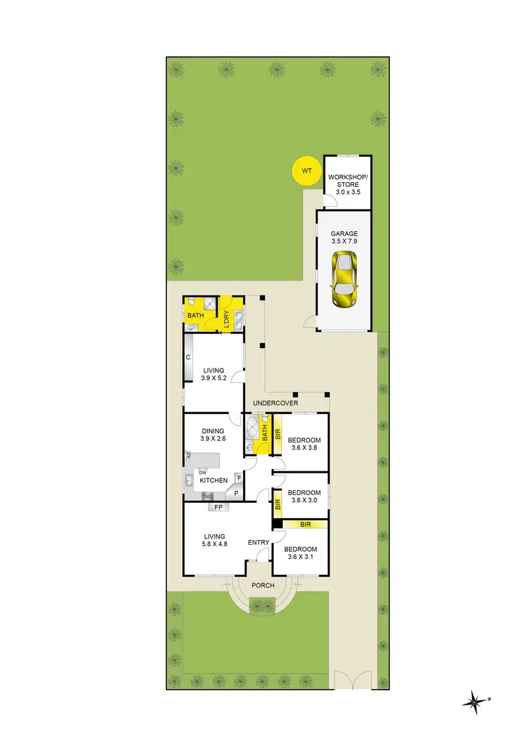 Floorplan of Homely house listing, 4 Gill Street, Belmont VIC 3216