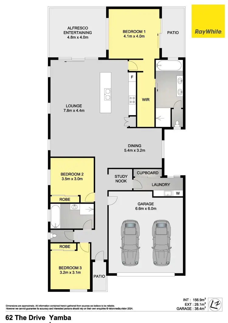 Floorplan of Homely house listing, 62 The Drive, Yamba NSW 2464