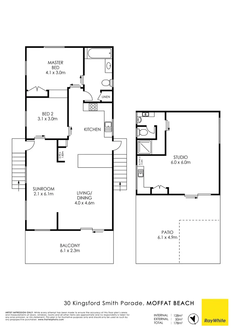 Floorplan of Homely house listing, 30 Kingsford Smith Parade, Moffat Beach QLD 4551