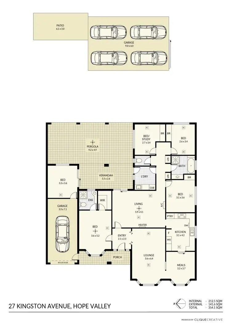 Floorplan of Homely house listing, 27 Kingston Avenue, Hope Valley SA 5090