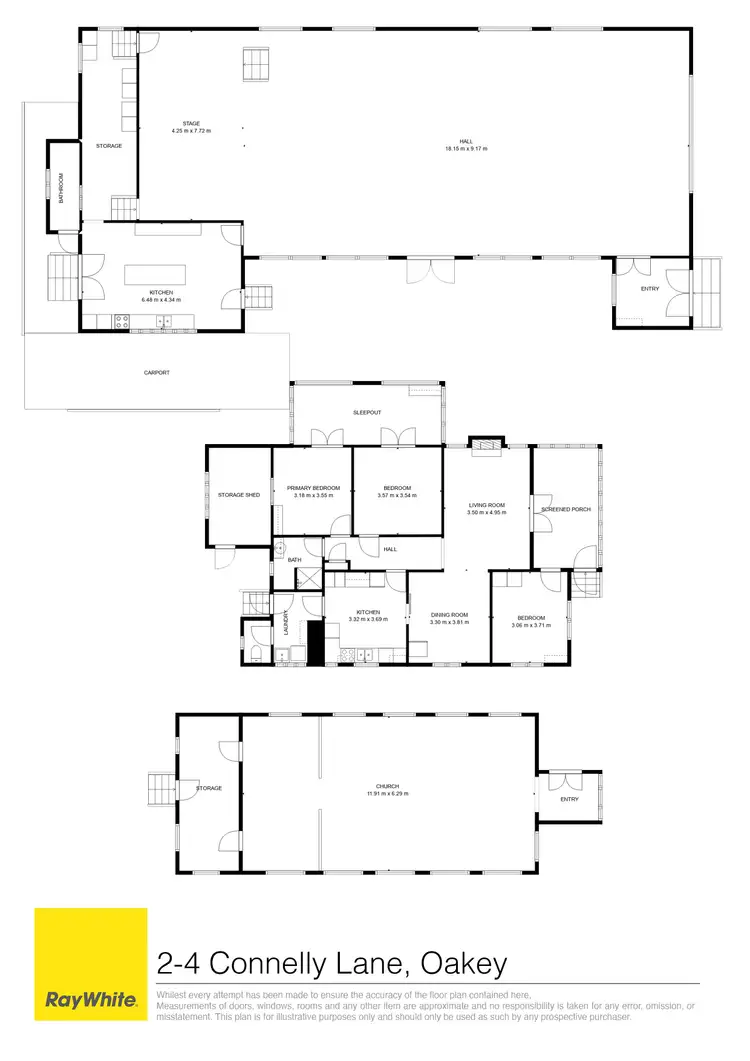 Floorplan of Homely house listing, 2-4 Connelly Lane, Oakey QLD 4401