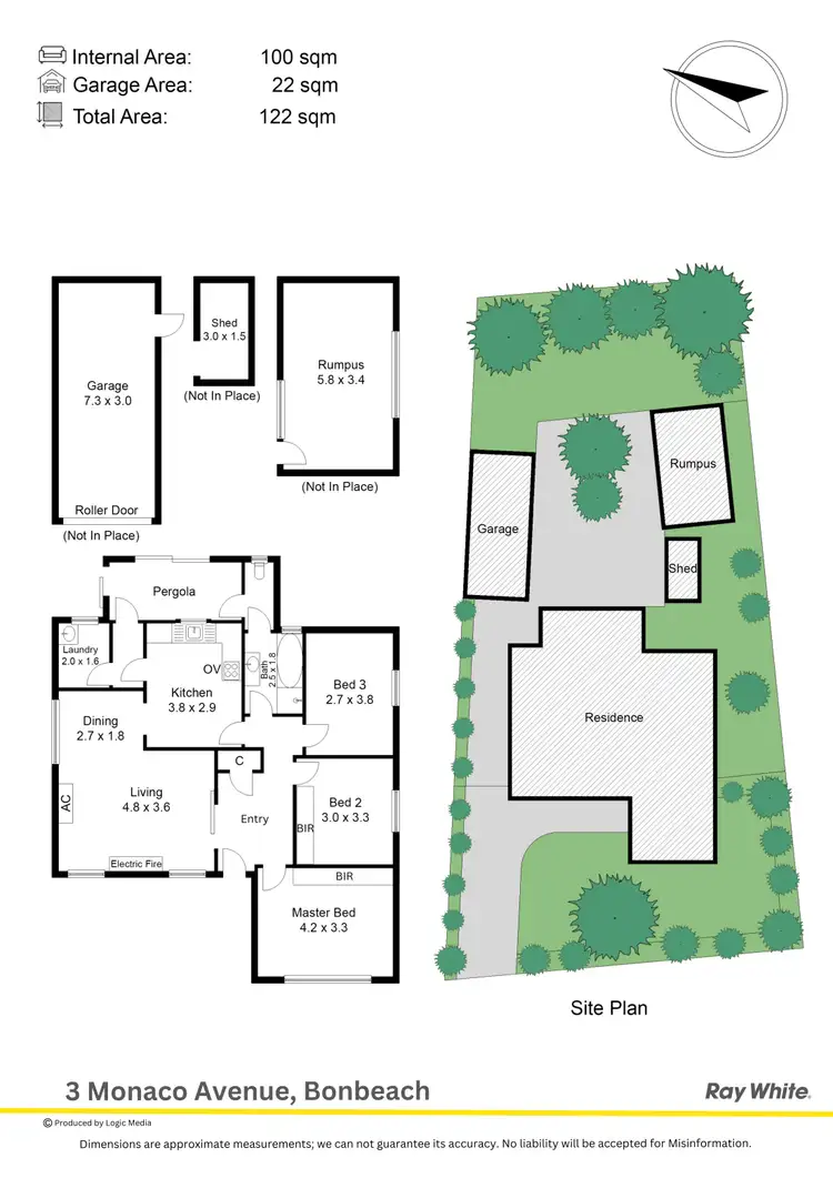 Floorplan of Homely house listing, 3 Monaco Avenue, Bonbeach VIC 3196