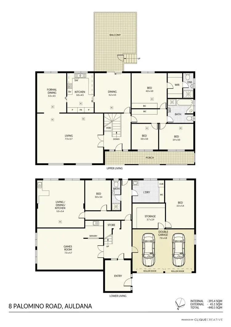 Floorplan of Homely house listing, 8 Palomino Road, Auldana SA 5072