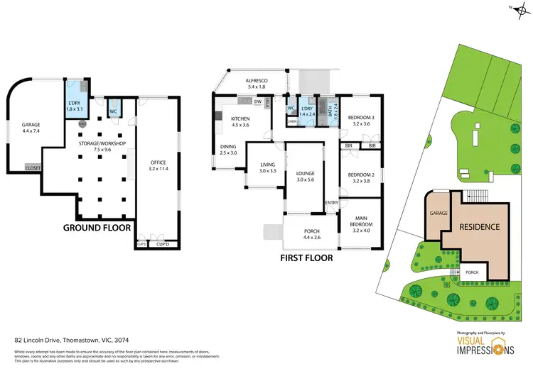 Floorplan of Homely house listing, 82 Lincoln Drive, Thomastown VIC 3074