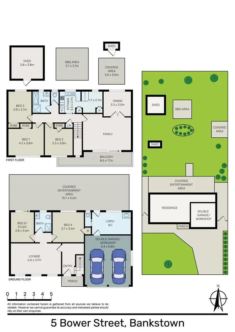 Floorplan of Homely house listing, 5 Bower Street, Bankstown NSW 2200