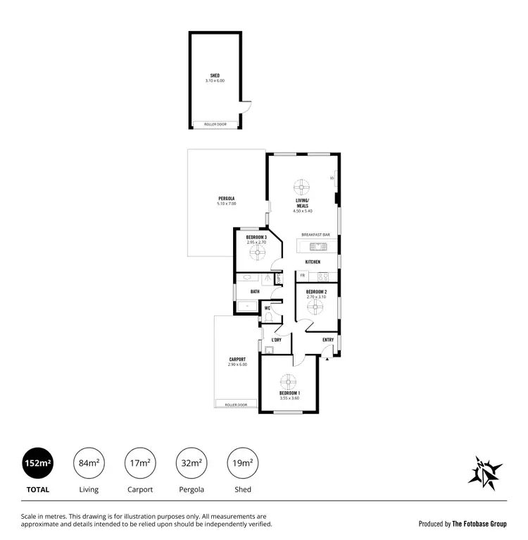 Floorplan of Homely house listing, 13 Halbert Court, Andrews Farm SA 5114