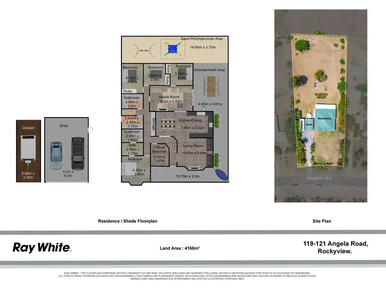 Floorplan of Homely house listing, 119-121 Angela Road, Rockyview QLD 4701