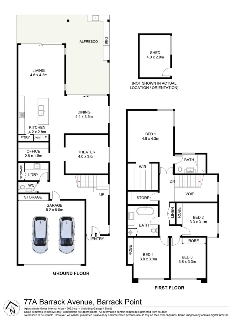 Floorplan of Homely house listing, 77a Barrack Avenue, Barrack Point NSW 2528