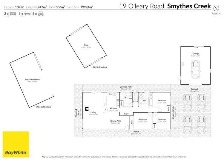Floorplan of Homely house listing, 19 O'leary Court, Smythes Creek VIC 3351