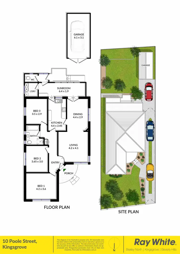 Floorplan of Homely house listing, 10 Poole Street, Kingsgrove NSW 2208