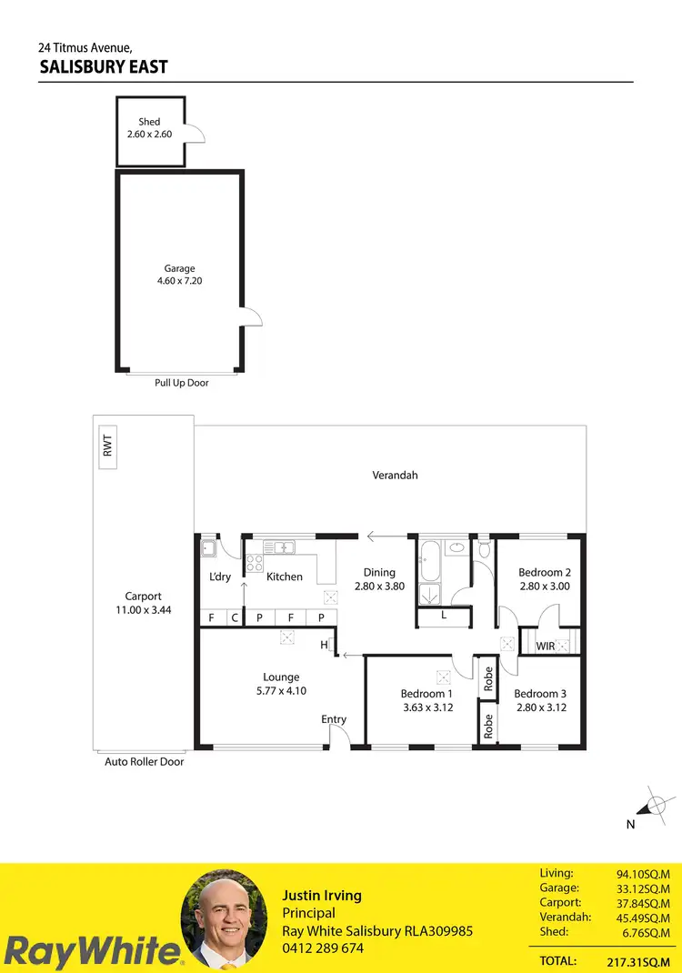 Floorplan of Homely house listing, 24 Titmus Avenue, Salisbury East SA 5109