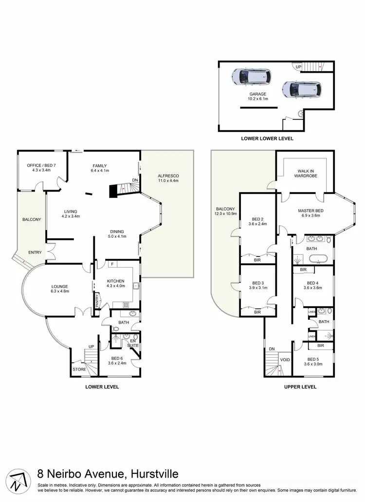 Floorplan of Homely house listing, 8 Neirbo Avenue, Hurstville NSW 2220