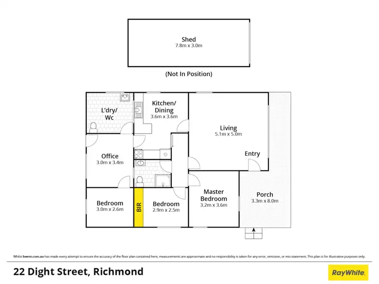 Floorplan of Homely house listing, 22 Dight Street, Richmond NSW 2753