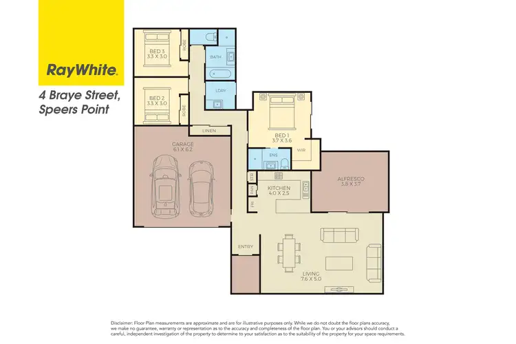 Floorplan of Homely house listing, 4 Braye Street, Speers Point NSW 2284