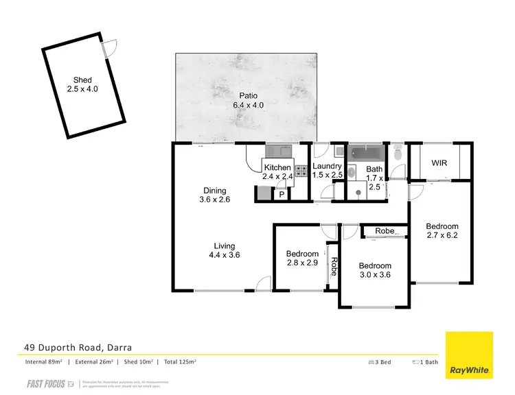 Floorplan of Homely house listing, 49 Duporth Road, Darra QLD 4076