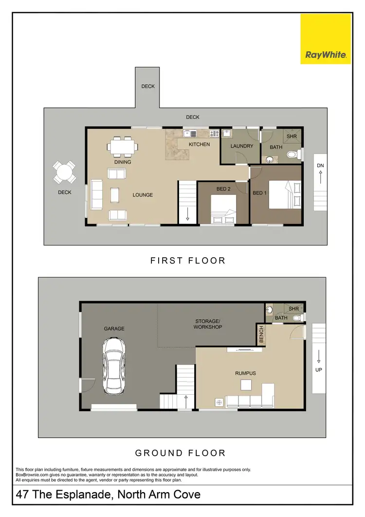 Floorplan of Homely house listing, 47 The Esplanade, North Arm Cove NSW 2324