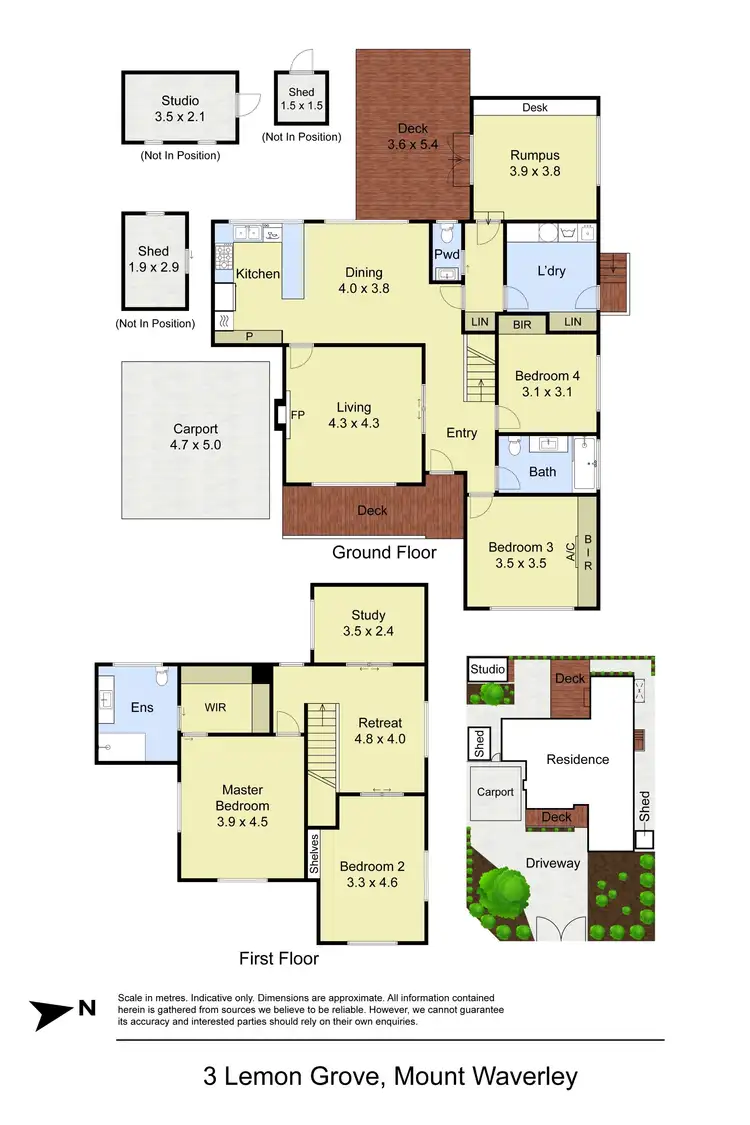 Floorplan of Homely house listing, 1/3 Lemon Grove, Mount Waverley VIC 3149