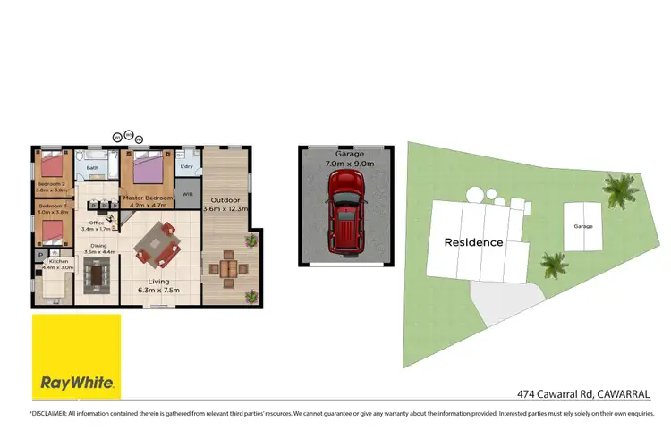 Floorplan of Homely rural property listing, 474 Cawarral Road, Cawarral QLD 4702
