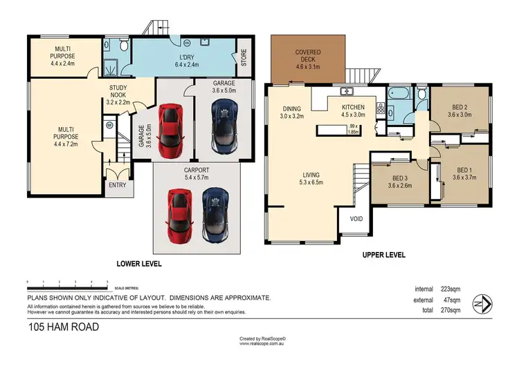 Floorplan of Homely house listing, 105 Ham Road, Mansfield QLD 4122