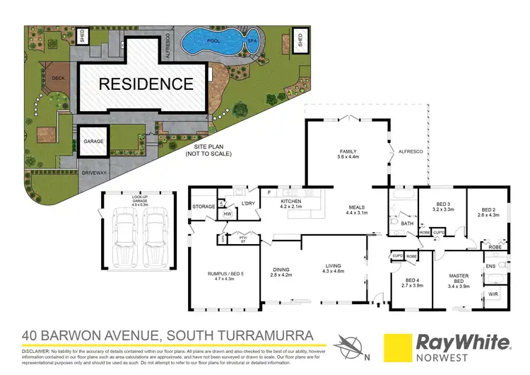 Floorplan of Homely house listing, 40 Barwon Avenue, South Turramurra NSW 2074