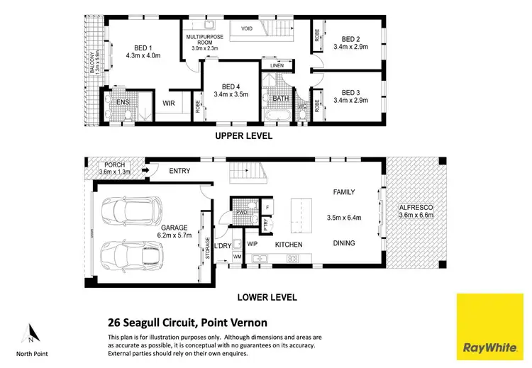 Floorplan of Homely house listing, 26 Seagull Circuit, Point Vernon QLD 4655