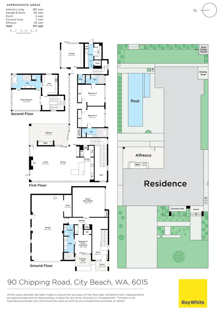 Floorplan of Homely house listing, 90 Chipping Road, City Beach WA 6015