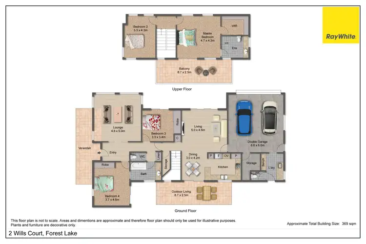Floorplan of Homely house listing, 2 Wills Court, Forest Lake QLD 4078