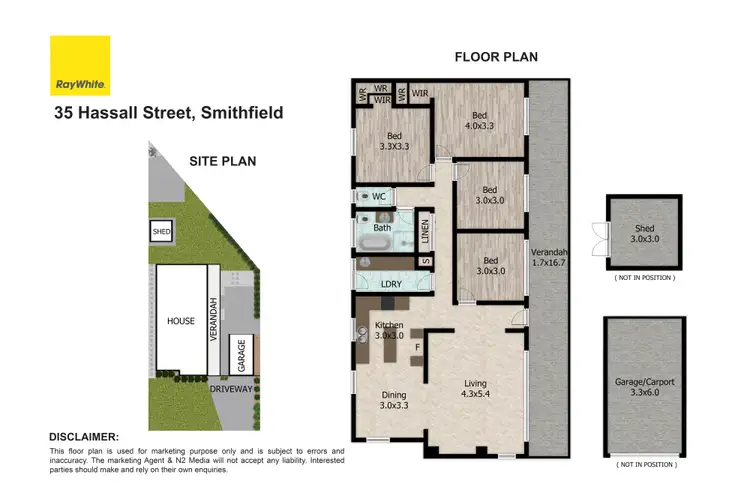 Floorplan of Homely house listing, 35 Hassall Street, Smithfield NSW 2164