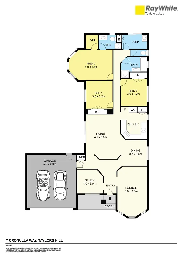 Floorplan of Homely house listing, 7 Cronulla Way, Taylors Hill VIC 3037