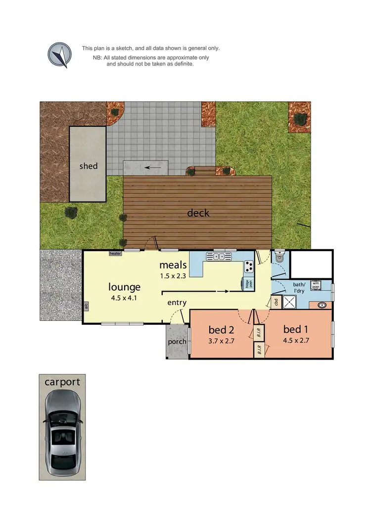 Floorplan of Homely unit listing, 4/67 Mount View Parade, Croydon VIC 3136